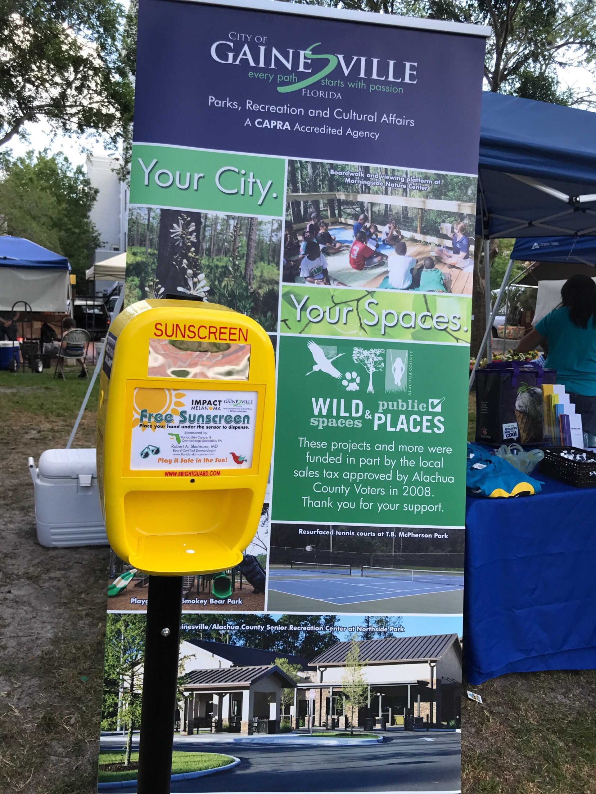 Sunscreen Dispensers